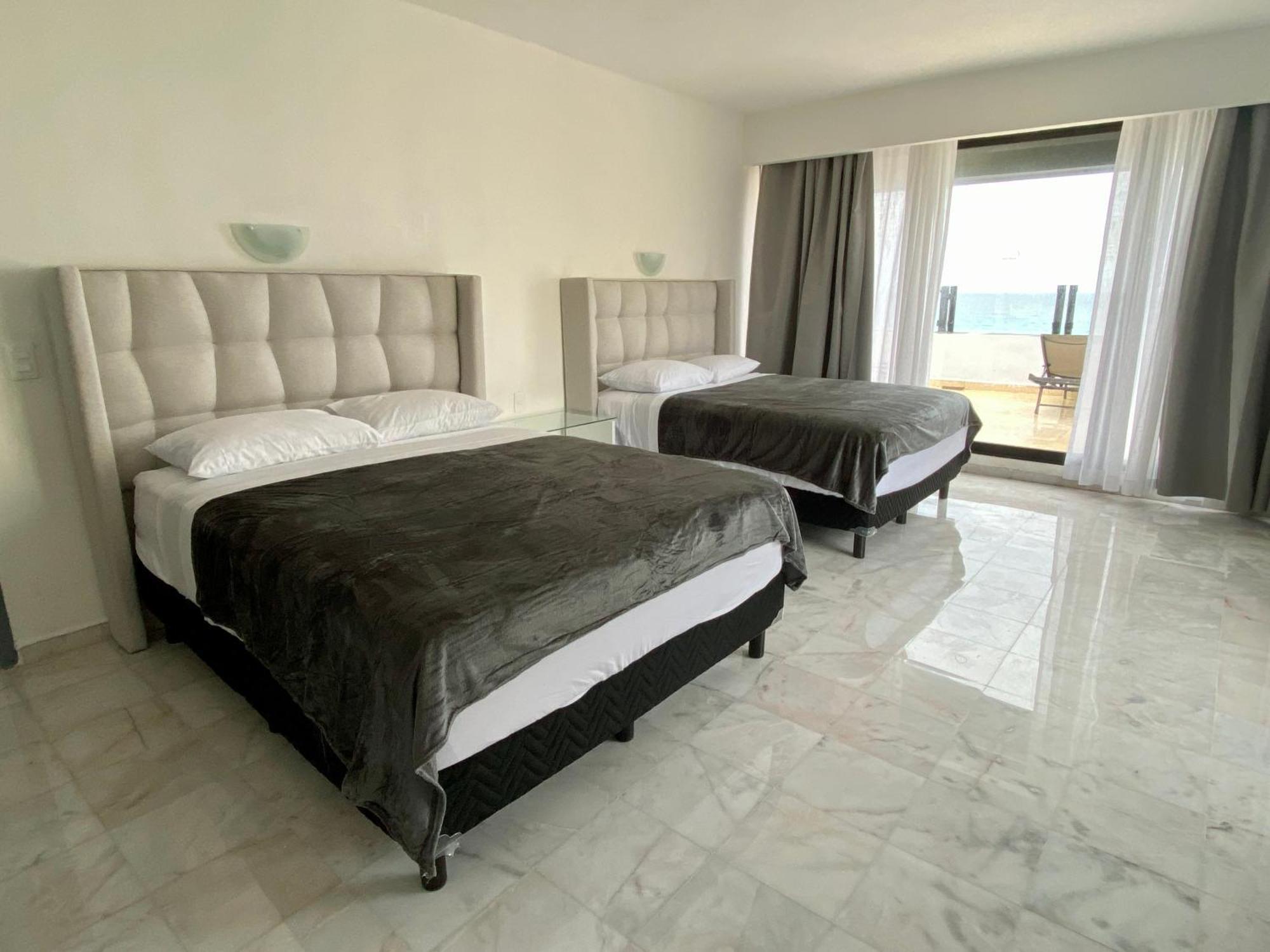 Condo in Ocean Front Hotel Resort Cancún Camera foto