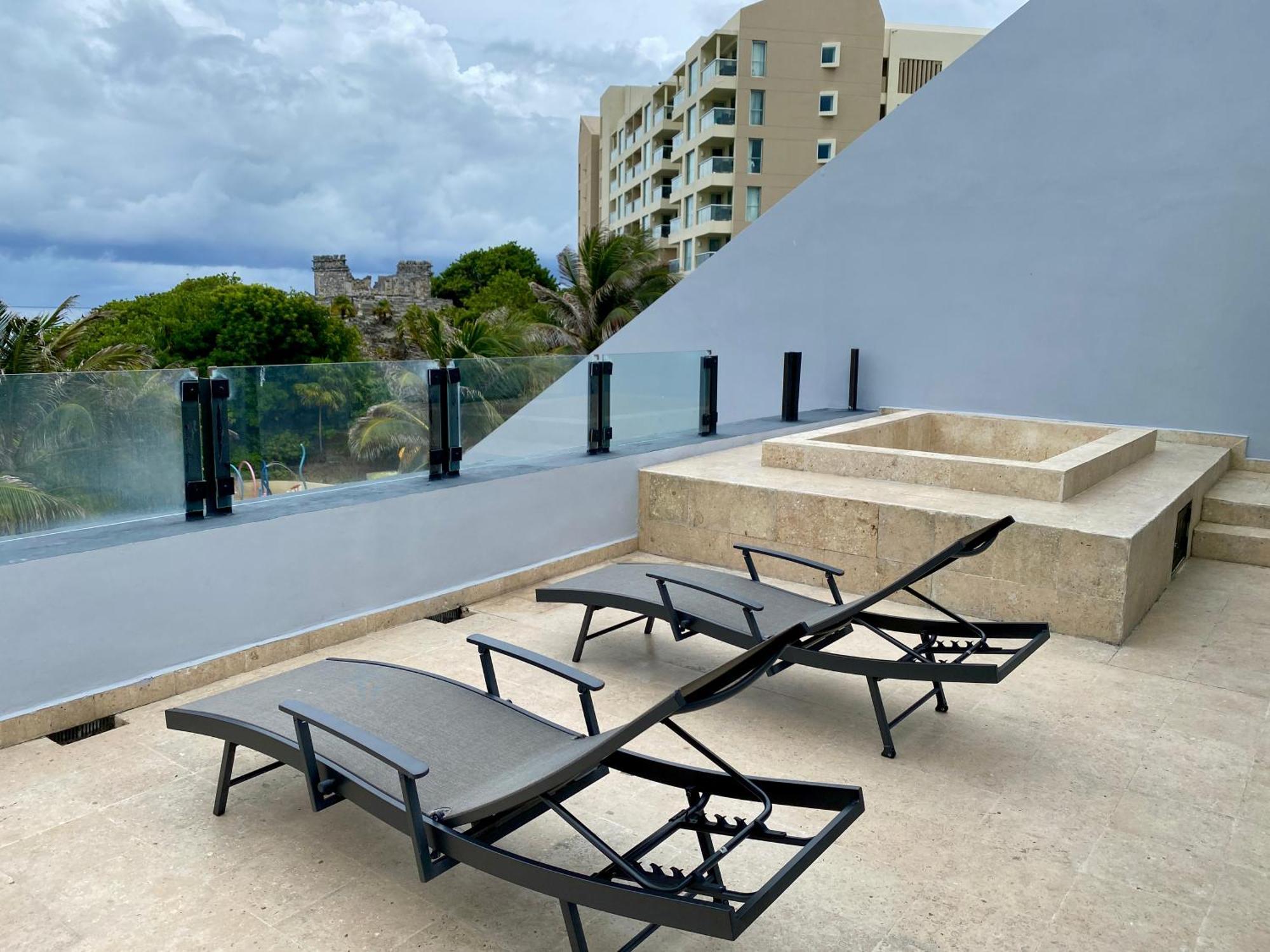 Condo in Ocean Front Hotel Resort Cancún Camera foto