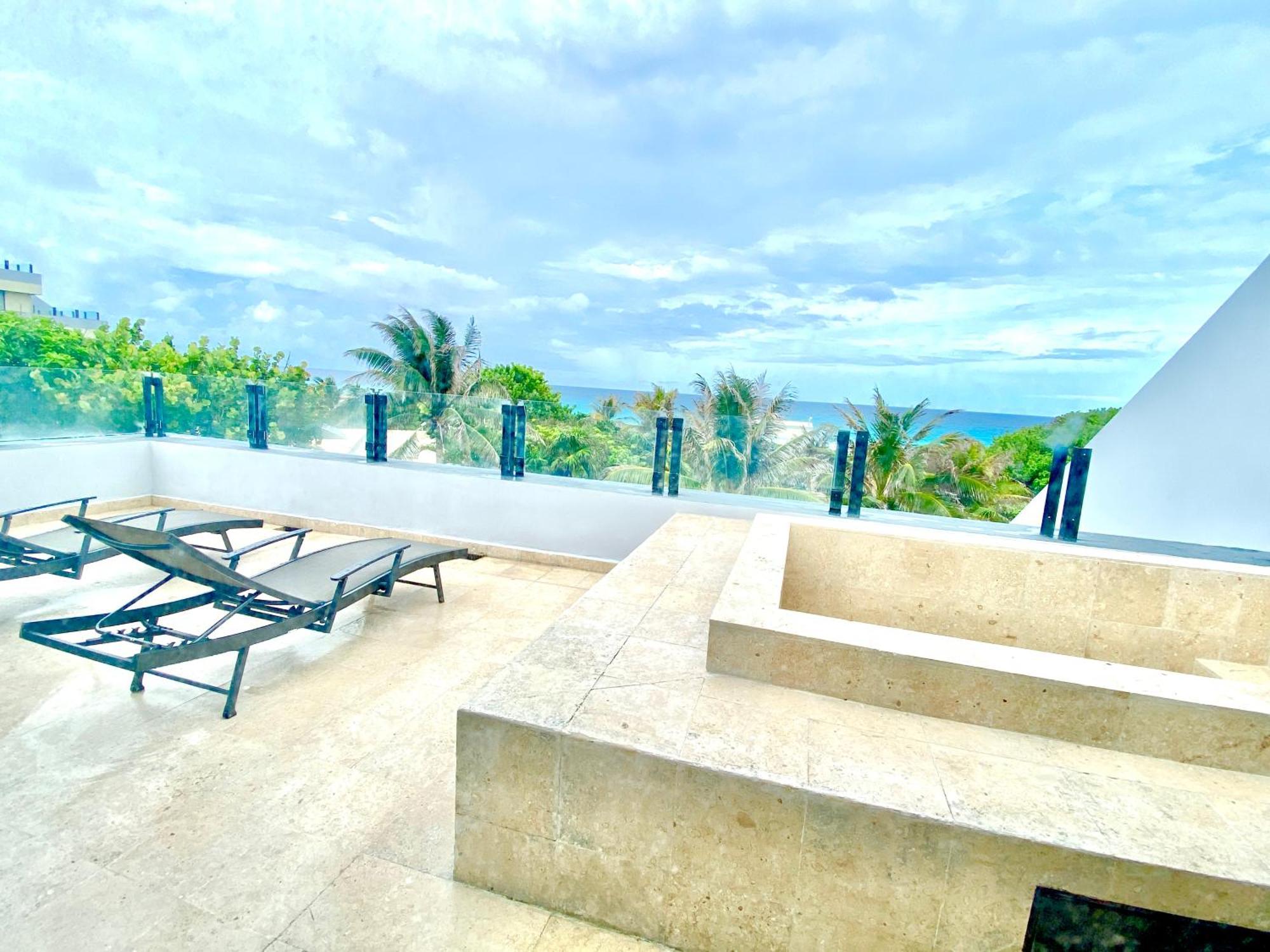 Condo in Ocean Front Hotel Resort Cancún Camera foto