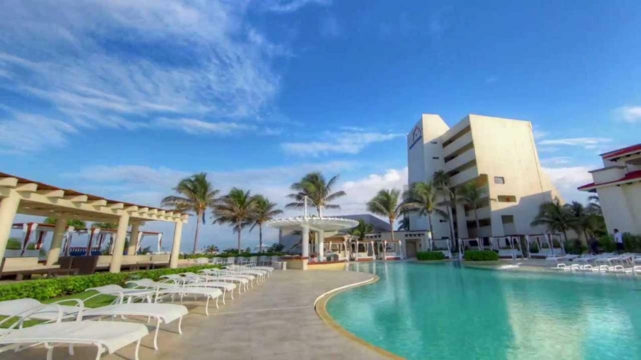 Condo in Ocean Front Hotel Resort Cancún Esterno foto